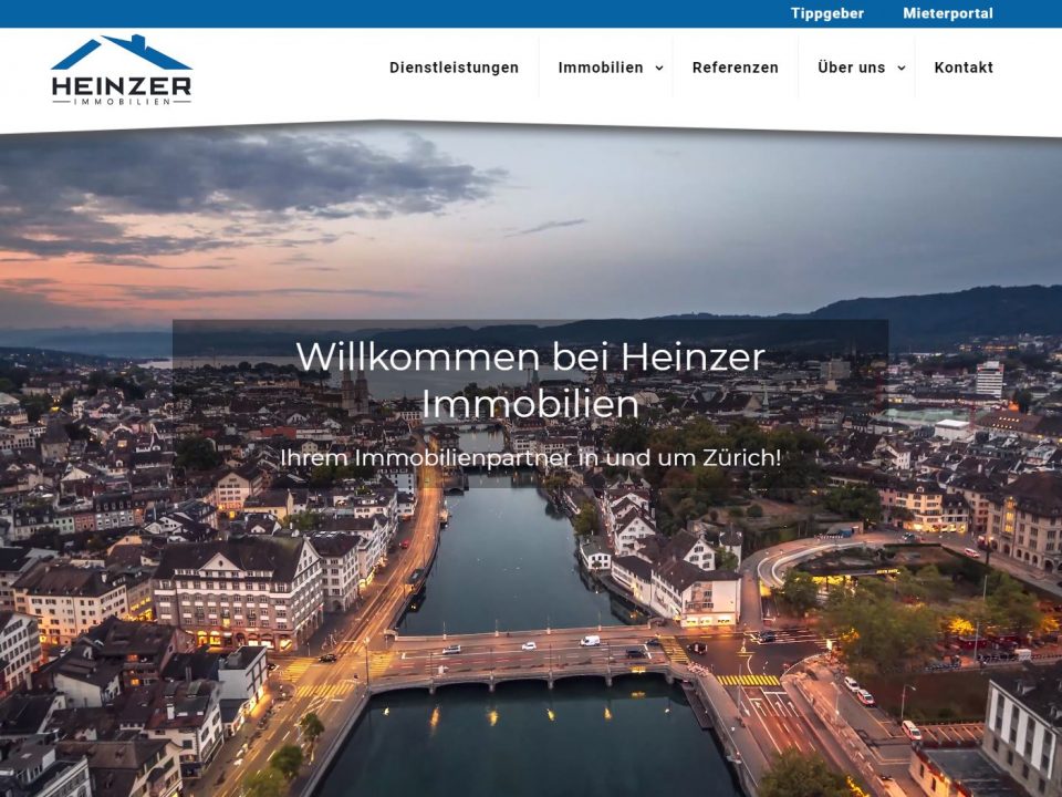 Neuer Internetauftritt von Heinzer Immobilien